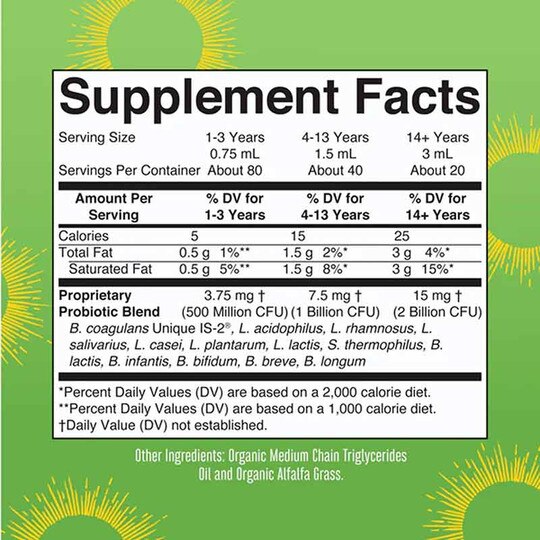 Organic Liquid Probiotic, MRO